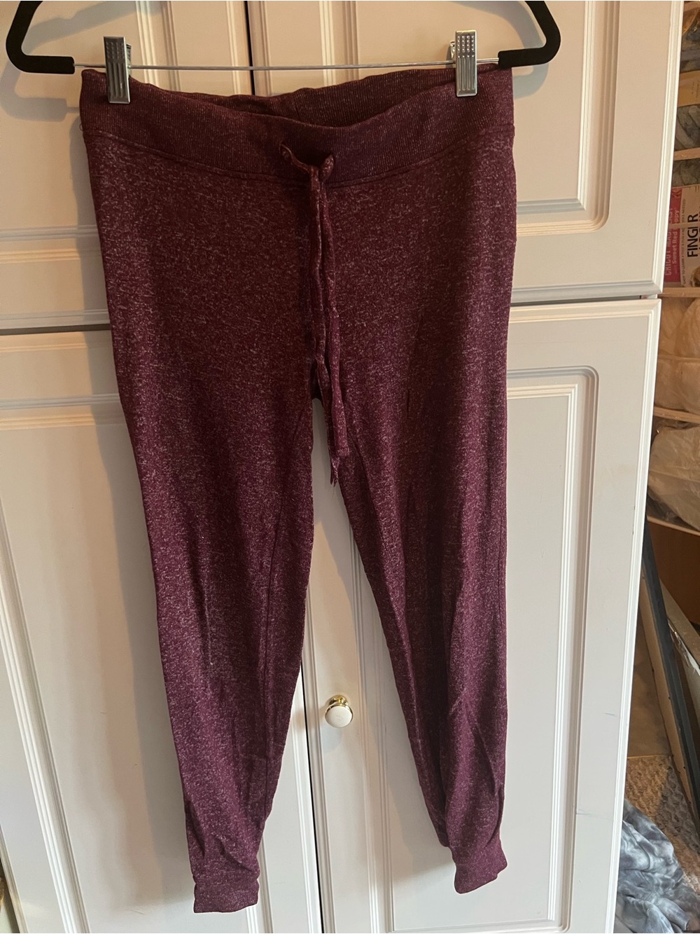 Deep Wine Knit Sweater Joggers Size XXS